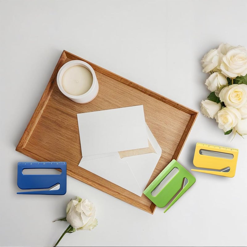 HISAKYST 6pcs Mail Opener,2025 Upgraded Envelope Opener with Magnifier, Letter Openers - Image 5